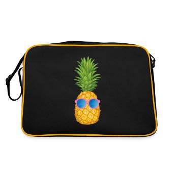 Ananas - Sac Retro - noir/or - Dos