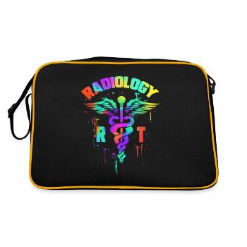 Radiology RT - Radiologists & X-ray Technicians - Retro Bag - black/gold - Back