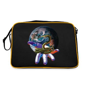 snakes - Retro Bag - black/gold - Back