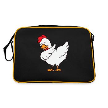Poulet de dabbing enfants élevage de poulets Dabbing Farmer - Sac Retro - noir/or - Dos