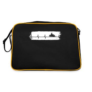 Heartbeat motoneige motoneige sports d'hiver - Sac Retro - noir/or - Dos