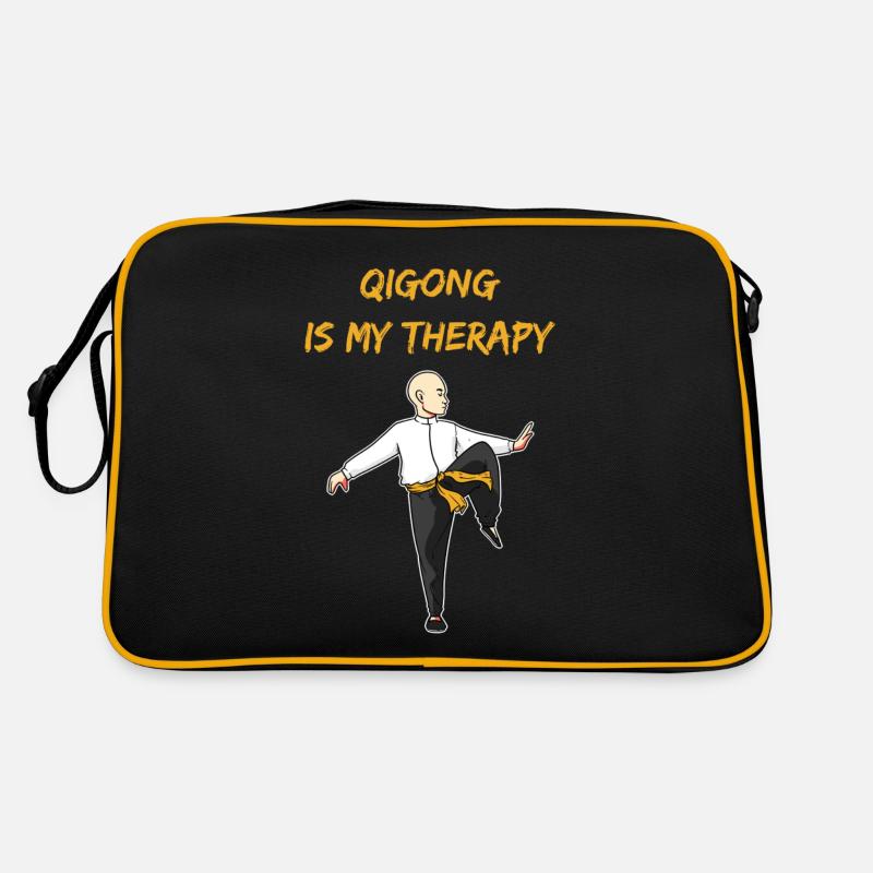Qigong as therapy Lusitger Qi-Gong saying Retro Bag