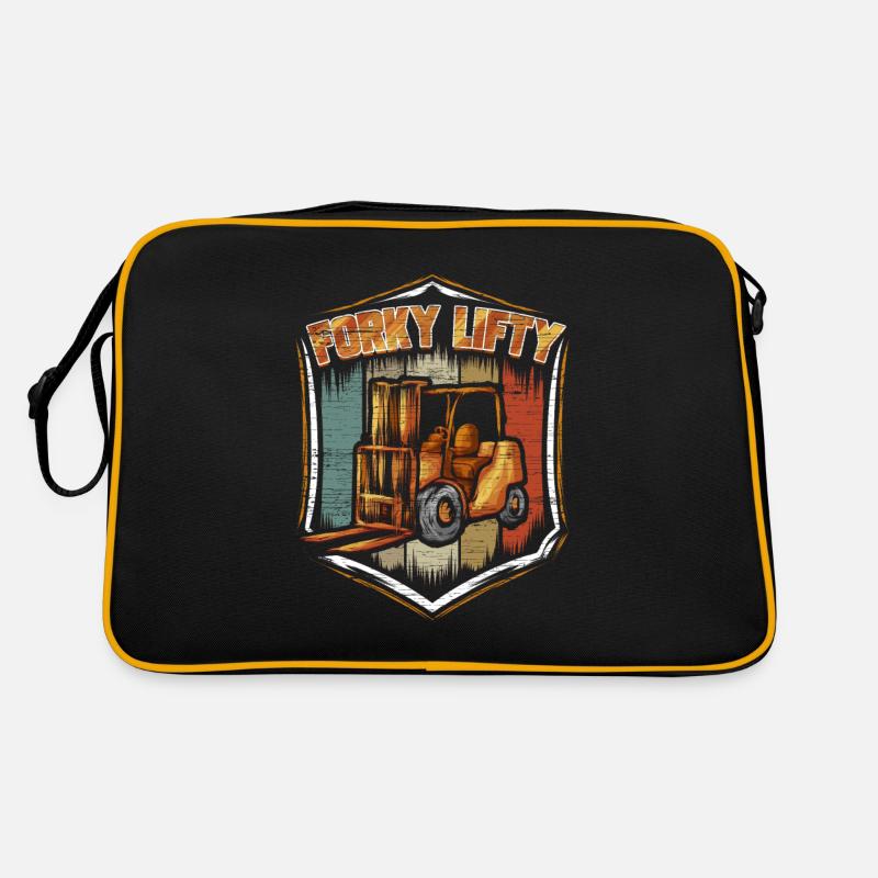 Forklift Driver - Forklift Forky Lifty Gift Retro Bag