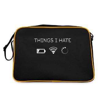 Les choses que je déteste - Sac Retro - noir/or - Dos