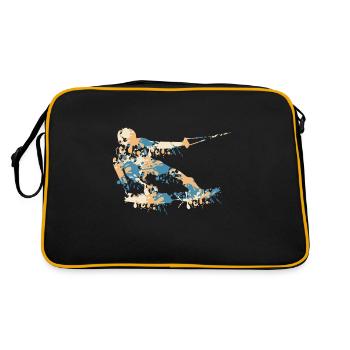 Wakeboard Splash - Retro Tasche - Schwarz/Gold - Hinten