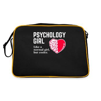 Psychologie Fille - Sac Retro - noir/or - Dos