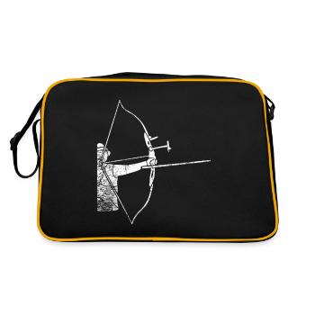 Great archer bow - Retro Bag - black/gold - Back