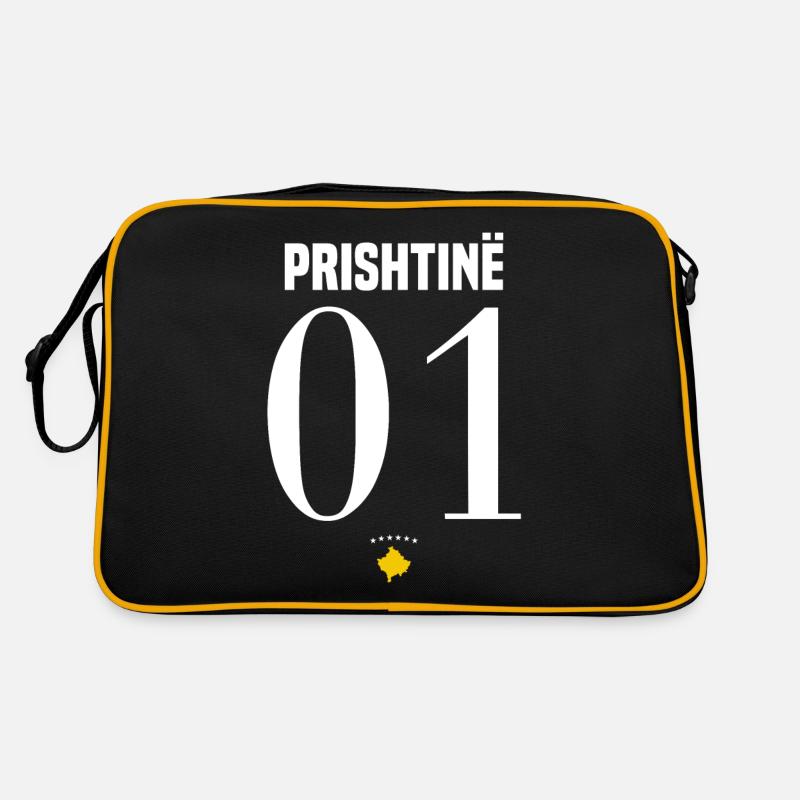 Drapeau Pristina Pristine Kosovo Sac Retro