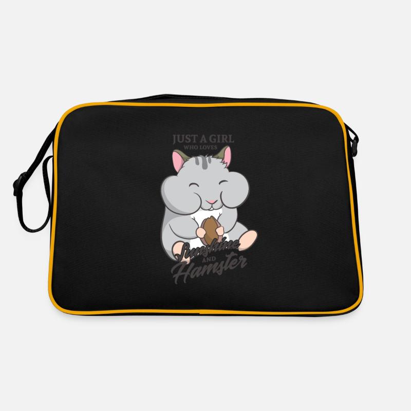 Sunshine and Hamsters Cute hamster Retro Bag