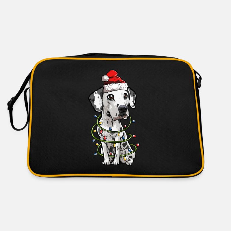 Dalmatiens Cadeau des chiens de Noël Sac Retro