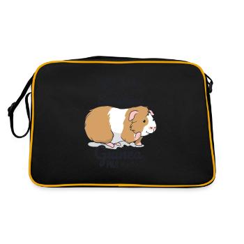 Cochon d'Inde soleil et cochons d'Inde - Sac Retro - noir/or - Dos
