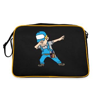 Dabbing craftsman Dab mechanic master's examination - Retro Bag - black/gold - Back