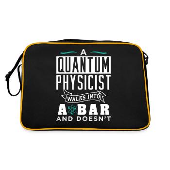 Physique Physicien quantique Cadeau - Sac Retro - noir/or - Dos