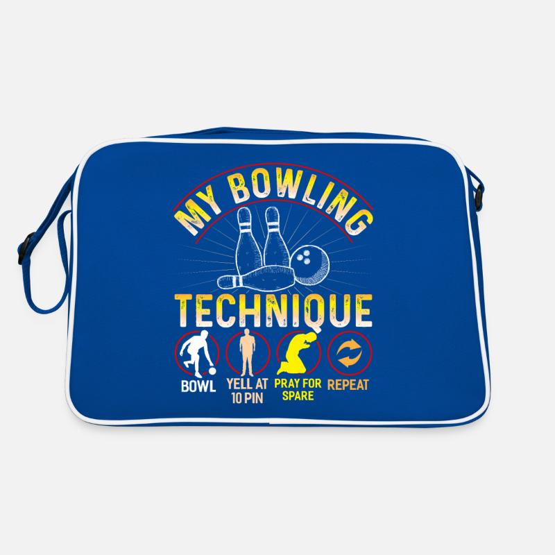 Bowling bowling bowler bowling skittles gift Retro Bag