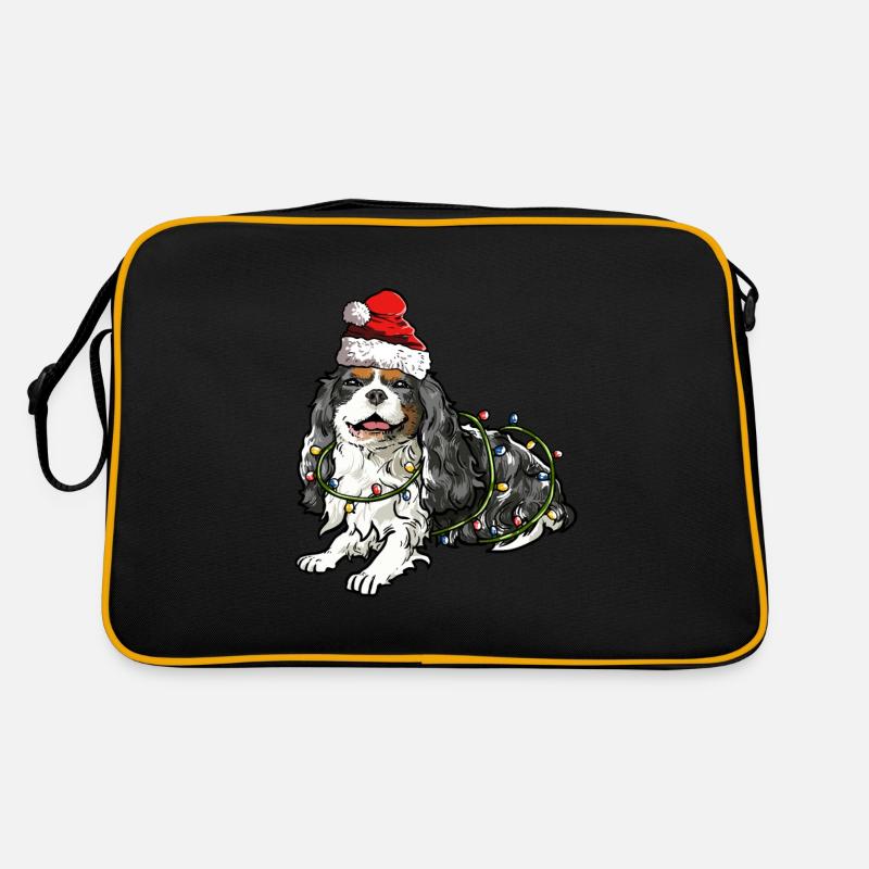 Cavalier King Charles Spaniel Cadeau de Noël Sac Retro