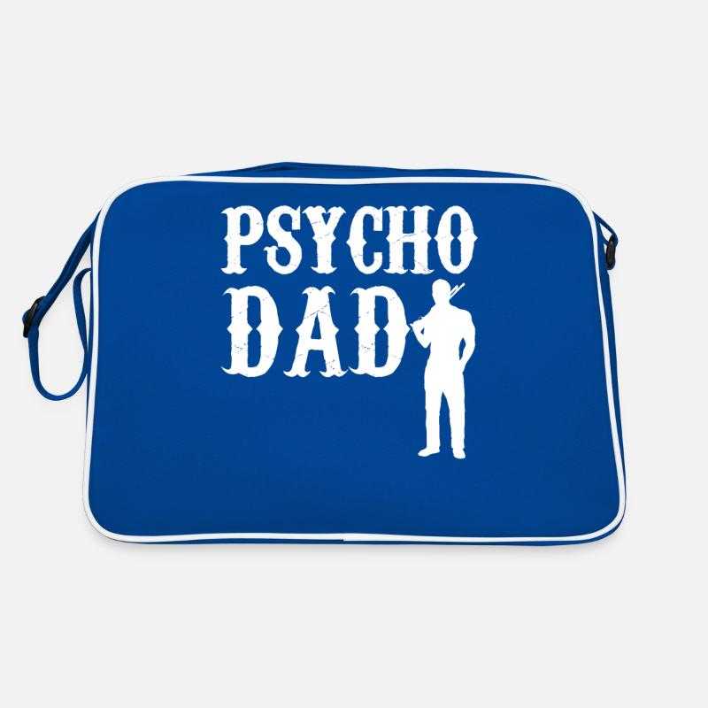 Psycho Dad - Father GiftiDea Retro Bag