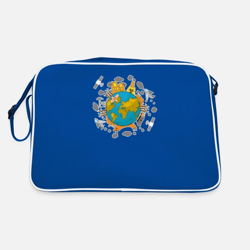 Pollution for environmentalists Retro Bag