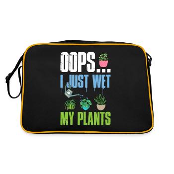 Je viens de mouiller mes plantes jardinier - Sac Retro - noir/or - Dos