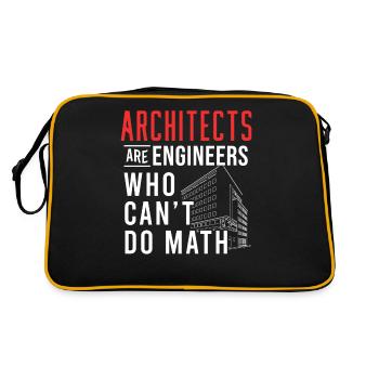 Architecte Architecture Math - Sac Retro - noir/or - Dos