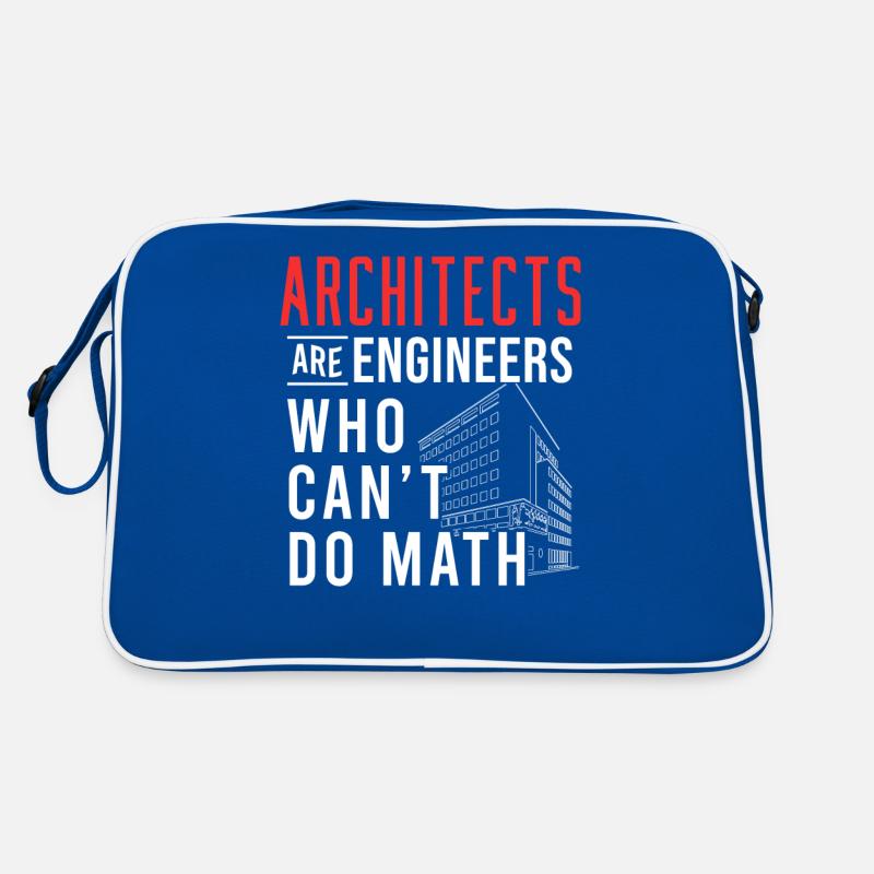 Architect architecture math Retro Bag