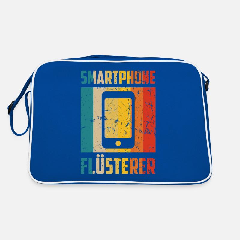 Smartphone Flüsterer Handy Smartphone Handwerker Retro Tasche