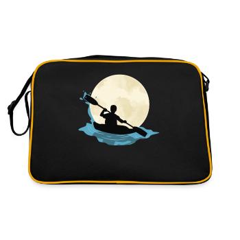 Kayak Canoë Funny River Boats Paddle Rafting Lac - Sac Retro - noir/or - Dos