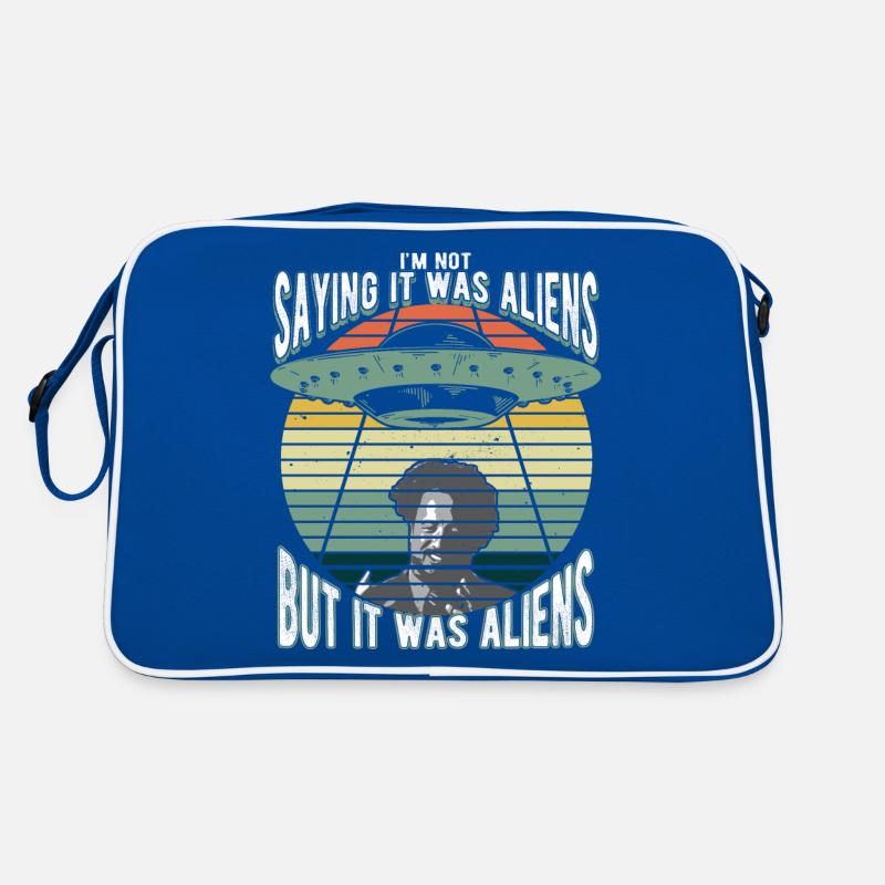 Humorous alien mystery for science fiction Retro Bag