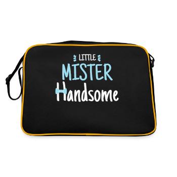 Little Mister Handsome Bow Tie Suits - Retro Bag - black/gold - Back