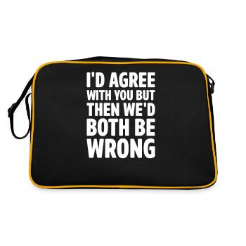 I would agree with you, but then we would be able to - Retro Bag - black/gold - Back