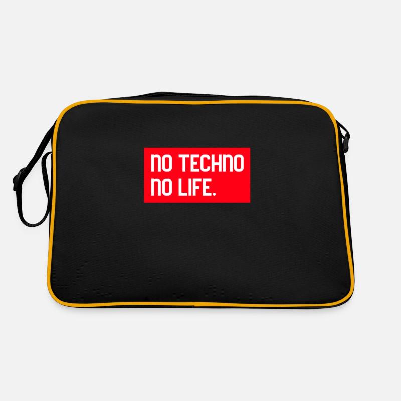 Techno Techno Festival Deep techno techno musik Retro Tasche