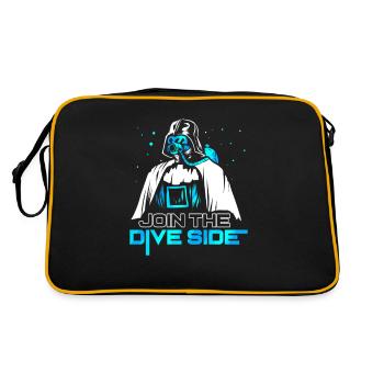 Drôle de plongée plongée sous-marine plongeur apnée - Sac Retro - noir/or - Dos