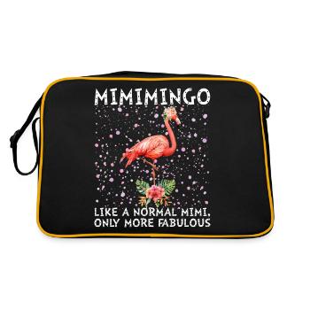 Mimimingo Like A Normal Mimi More Fabulous - Retro Bag - black/gold - Back