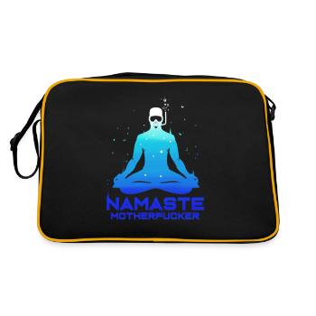 Apnée Apnée Apnée Namaste Diver - Sac Retro - noir/or - Dos
