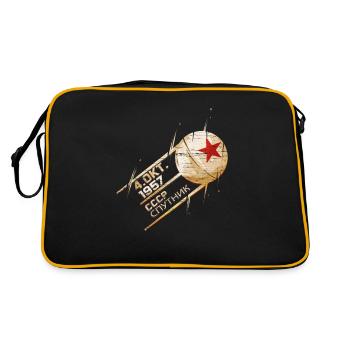 Satellite Spoutnik Union soviétique Russie 1957 - Sac Retro - noir/or - Dos