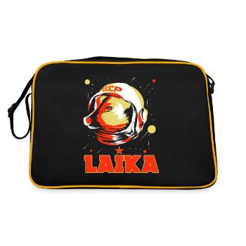 Laika Space Dog Union Soviétique Space Dog - Sac Retro - noir/or - Dos
