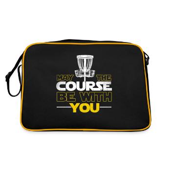Frisbee - Retro Bag - black/gold - Back