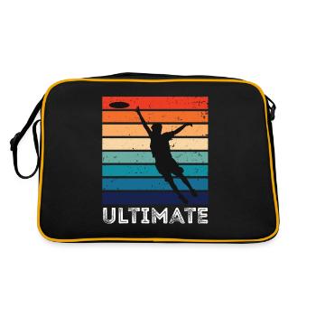 Frisbee - Retro Bag - black/gold - Back