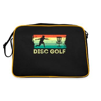 Frisbee - Retro Bag - black/gold - Back