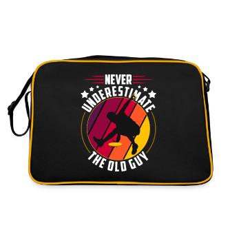 Frisbee - Retro Bag - black/gold - Back