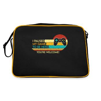 Jeux - Sac Retro - noir/or - Dos