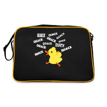 Charlatan au canard - Sac Retro - noir/or - Dos