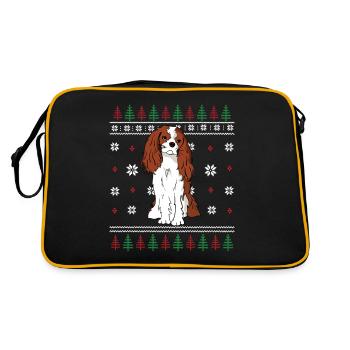 cavalier roi Charles Spaniel - Sac Retro - noir/or - Dos