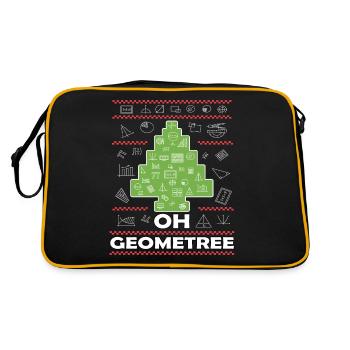 Oh Geometree - Sac Retro - noir/or - Dos