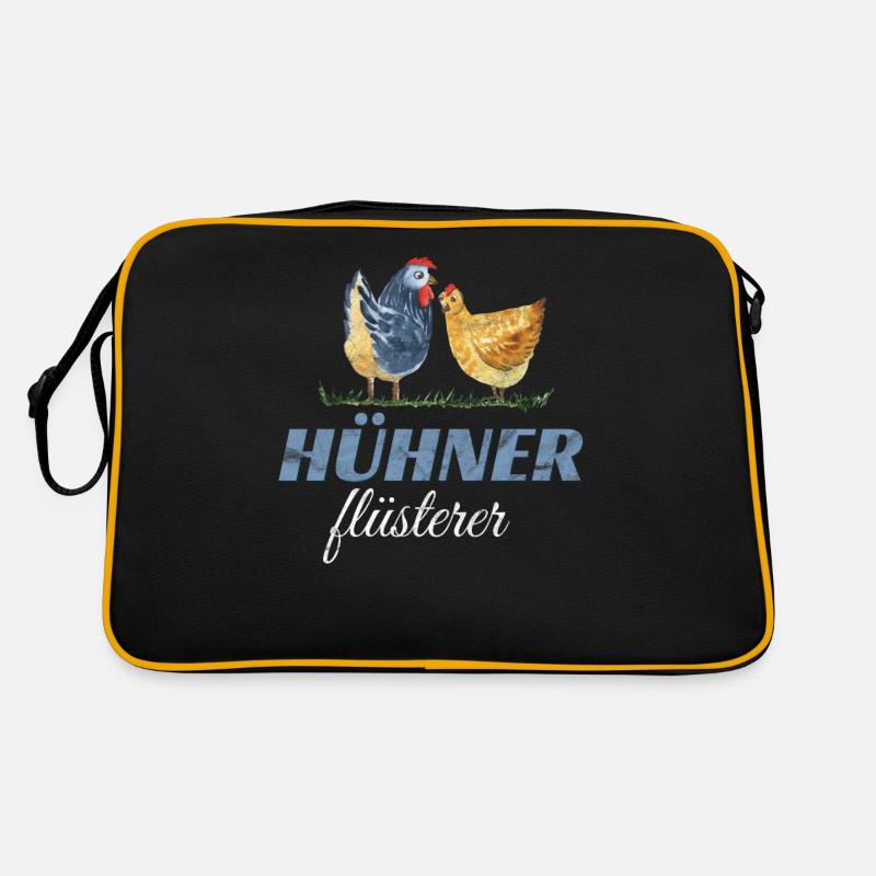 Hühner Flüsterer - Huhn Hühnerhalter Spruch Retro Tasche
