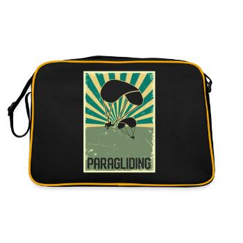 Paraglider aerobatics hobby paraglider - Retro Bag - black/gold - Back