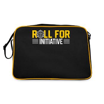 Cadeau de jeu de société RPG joueur - Sac Retro - noir/or - Dos
