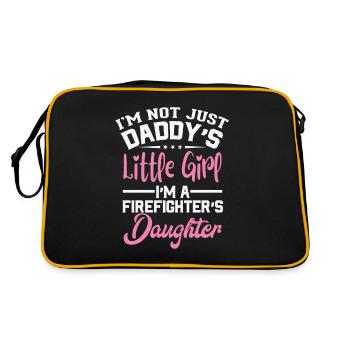 Fille des pompiers - Sac Retro - noir/or - Dos