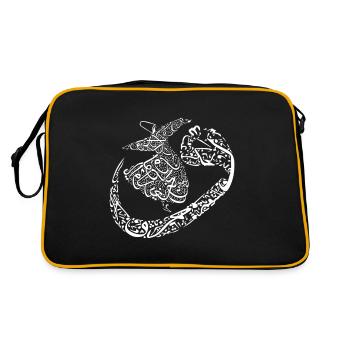 Rumi Mevlana Dervis Turquie Soufi Soufisme Derwische - Sac Retro - noir/or - Dos