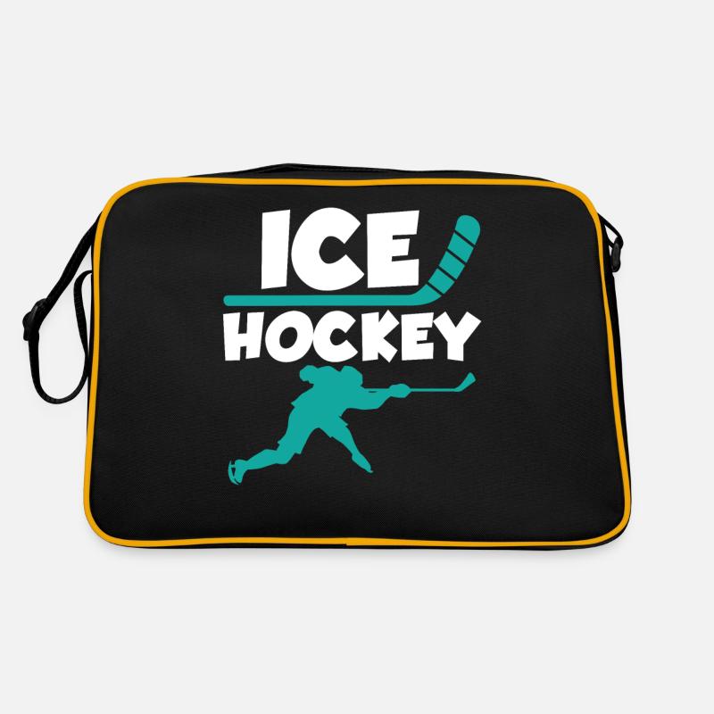 Ice Hockey -Eishockey Eis Hockey Retro Tasche
