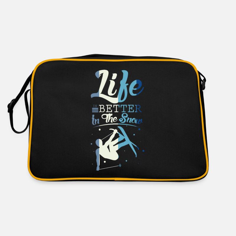 Skiing freestyle Retro Bag